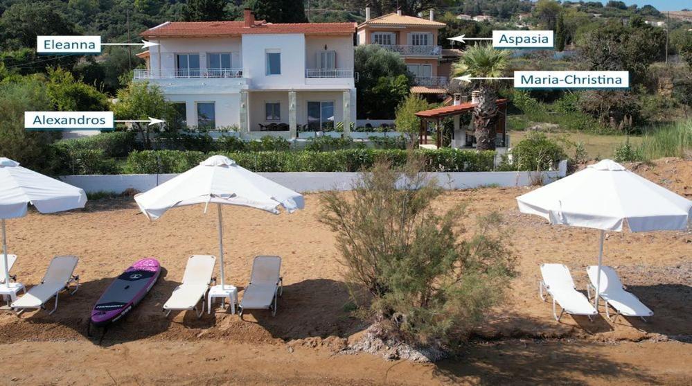 Alekos Beach Houses-Alekos Beach Complex Lixouri Bagian luar foto